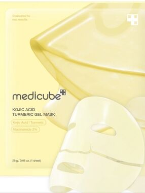 Medicube Kojic Acid Turmeric Brightening Gel Mask (x4/1 box)